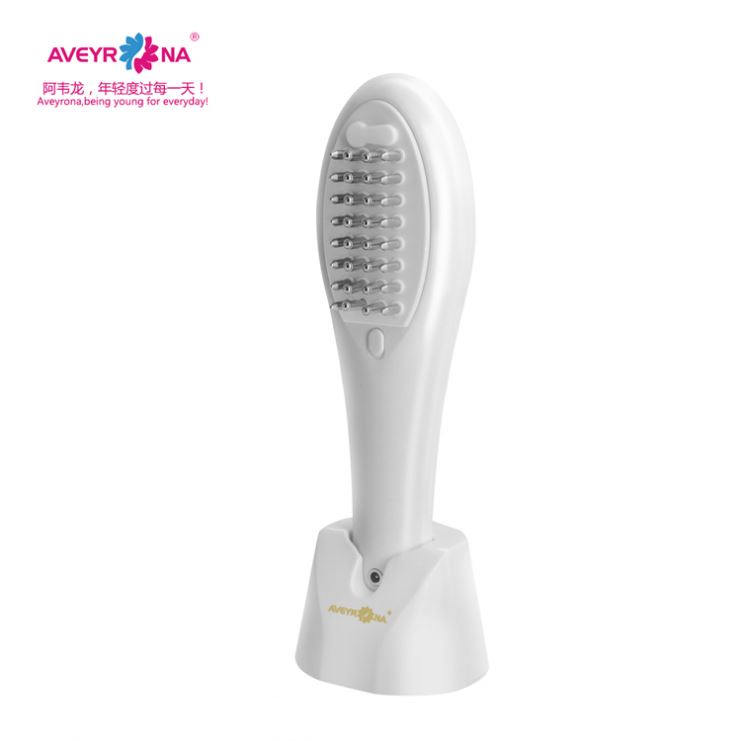 Battery Operated Rechargeable Head Hair Scalp Massager Brush Electric For Hair Growth